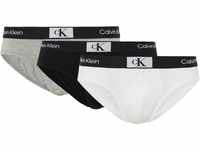 Calvin Klein Unterhosen, 3er-Pack, Logobund, für Herren, grau, XL