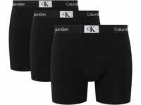 Calvin Klein Pants, kurz, 3er-Pack, Logo-Bund, für Herren, schwarz, L