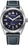 CITIZEN&reg; Herren Armbanduhr "BM8560", SILBER/BLAU, 99