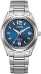 CITIZEN&reg; Damenuhr, SILBER/BLAU