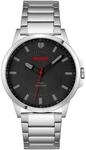 HUGO WATCHES Herrenuhr "First 1530246", silber
