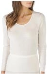 mey Exquisite Unterhemd, Langarm, Rundhals, f&uuml;r Damen, wei&szlig;, 38