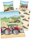 HERDING Renforc&eacute;-Bettw&auml;sche "Traktor", mehrfarbig, 135X200