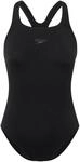 speedo&reg; Badeanzug, Racerback, chlorbest&auml;ndig, f&uuml;r Damen, schwarz, 38