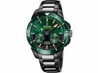 FESTINA Herren Hybrid-Smartwatch "F20646/1", grün, 99
