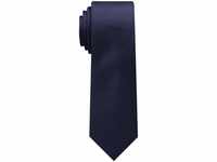 ETERNA Krawatte, Seide, uni, 6 cm, für Herren, blau, OneSize