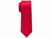 ETERNA Krawatte, Seide, uni, 6 cm, für Herren, rot, OneSize