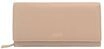 L.CREDI Geldb&ouml;rse, Querformat, Logo-Pr&auml;gung, RFID-Schutz, f&uuml;r Damen, beige