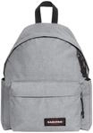 EASTPAK&reg; Rucksack, seitliche Flaschenhalter, Rei&szlig;verschlussfach, Patch, grau