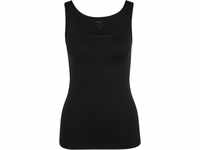 mey Mood Unterhemd, atmungsaktiv, breite Träger, für Damen, schwarz, 36
