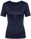 mey Emotion T-Shirt, Satin, f&uuml;r Damen, blau, 38