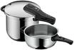 WMF Schnellkochtopf-Set "PERFECT", 2-tlg., silber