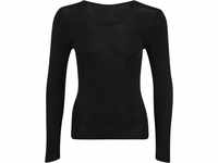 mey Exquisite Unterhemd, Langarm, Rundhals, für Damen, schwarz, 38