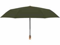 doppler® Regenschirm, einfarbig, für Damen und Herren, grün, OneSize