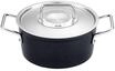 Fissler Kochtopf, schwarz