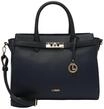 L.CREDI Shopper, Kunstleder, Rei&szlig;verschluss, f&uuml;r Damen, blau, 99