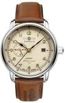 ZEPPELIN Herren Armbanduhr "96685", BEIGE, 99