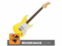 Fender Tom DeLonge Stratocaster Graffiti Yellow Ltd. E-Gitarre inkl. Gigbag
