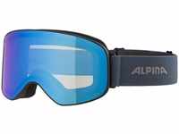 Alpina A729324088201, Alpina Slope Q-Lite Skibrille (882 black/dirtblue matt,