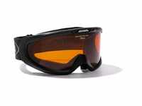 Alpina Spectravision Brillenträger Skibrille (Farbe: 631 schwarz, Scheibe: