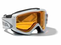 Alpina Smash 2.0 Doubleflex Skibrille (Farbe: 111 weiß, Scheibe: DOUBLEFLEX...
