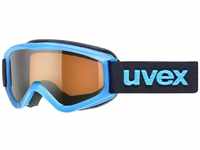 uvex Kinderskibrille Speedy Pro (Farbe: 4012 blue, single lens, lasergold (S2))
