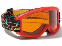 Alpina Carvy 2.0 Kinderskibrille (Farbe: 451 rot, Scheibe: SINGLEFLEX tint (S2))