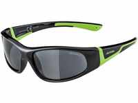 Alpina Flexxy Junior Sonnenbrille (Farbe: 431 black/green Ceramic, Scheibe:...