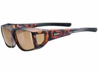 uvex Sportbrille Ultra Spec L (Farbe: 6616 havanna, litemirror brown)...