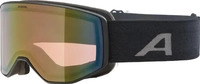 Alpina A731324083101, Alpina Venet Quattroflex Skibrille (831 black matt, Scheibe: