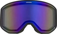 Alpina A7313, Alpina Venet Quattroflex Skibrille (833 black glacier matt, Scheibe:
