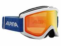 Alpina Smash 2.0 Multi Mirror Skibrille (Farbe: 812 weiß/blau, Scheibe:...