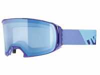 uvex Craxx Brillenträgerskibrille Litemirror (Farbe: 4026 indigo mat,...
