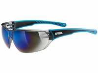 uvex Sportstyle 204 Sportbrille (Farbe: 4416 blue, mirror blue (S3)) 53052505700201