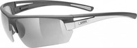 Uvex 53046605700101, uvex Gravic Sportbrille (5516 dark grey/ mat silver)