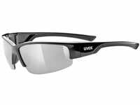 uvex Sportstyle 215 Sportbrille (Farbe: 2216 black, litemirror silver (S3))