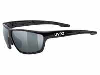 uvex Sportstyle 706 Sportbrille (Farbe: 2216 black, litemirror silver (S3))