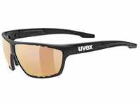 uvex Sportstyle 706 Colorvision VM Sportbrille (Farbe: 2206 black mat,