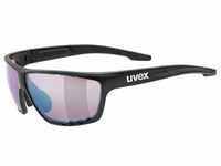 uvex Sportstyle 706 Colorvision Sportbrille (Farbe: 2296 black mat,