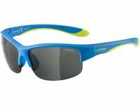 Alpina Flexxy Youth Kinder Sportbrille (Farbe: 480 blue matt/lime, Scheibe:...