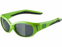 Alpina Flexxy Kids Sonnenbrille (Farbe: 475 green/dino, Ceramic, Scheibe: black...
