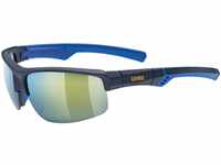 uvex Sportstyle 226 Sportbrille (Farbe: 5517 blue mat, mirror yellow (S3))