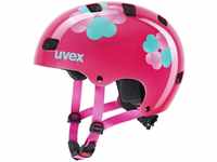 uvex Kid 3 Kinder-Fahrradhelm (Größe: 55-58 cm, 33 pink flower) 41481905703314