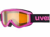 uvex Kinderskibrille Speedy Pro (Farbe: 9030 pink, single lens, lasergold (S2))