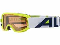 Alpina Piney SH Skibrille (Farbe: 471 lime matt, Scheibe: SINGLEFLEX (S2))