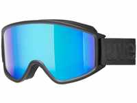 uvex g.gl 3000 CV Skibrille OTG (Farbe: 2030 black mat, mirror blue/colorvision...