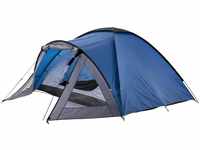 McKinley Kalari 4 Campingzelt (Farbe: 900 blau/anthrazit/dunkelgrau)...