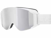 uvex g.gl 3000 Take Off Skibrille Brillenträger (Farbe: 1130 white mat, mirror