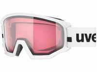 uvex Athletic Variomatic Skibrille Brillenträger (Farbe: 1030 white matt,...