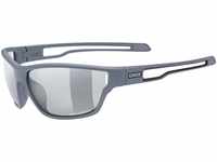 uvex Sportstyle 806 Variomatic Sportbrille (Farbe: 5501 grey matt, variomatic smoke